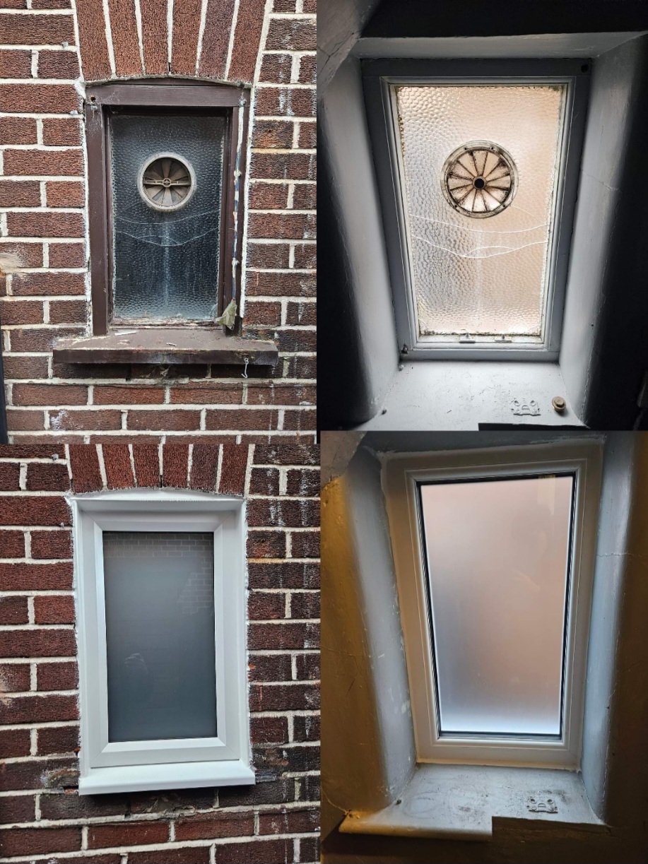 Old windows swapped for bright new uPVC